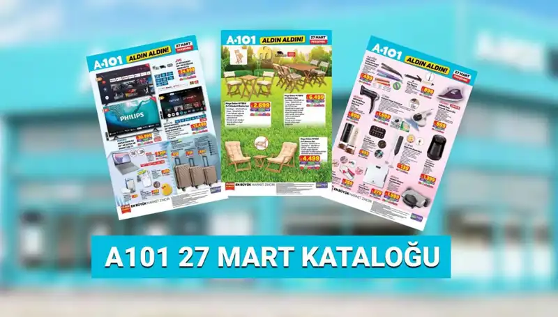 A101 Aktüel Kataloğu 27 Mart: Yüzde Yüz İndirimle Teknoloji ve Ev Eşyaları