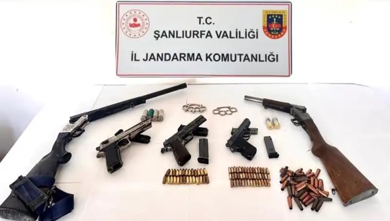 Şanlıurfa'da Ruhsatsız Silah Operasyonunda Şok Tutuklama Dalgası