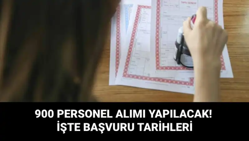 TKGM, 900 Sözleşmeli Personel Alımı İçin Başvuruları Bekliyor!